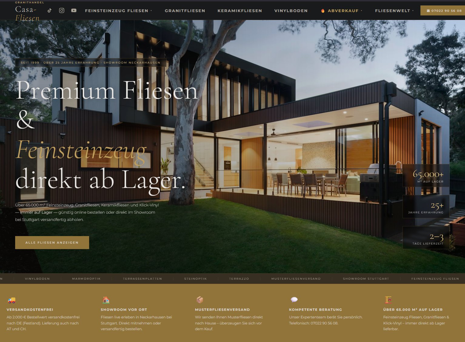 Homepage Premium-Paket – professionelles Webdesign-Beispiel